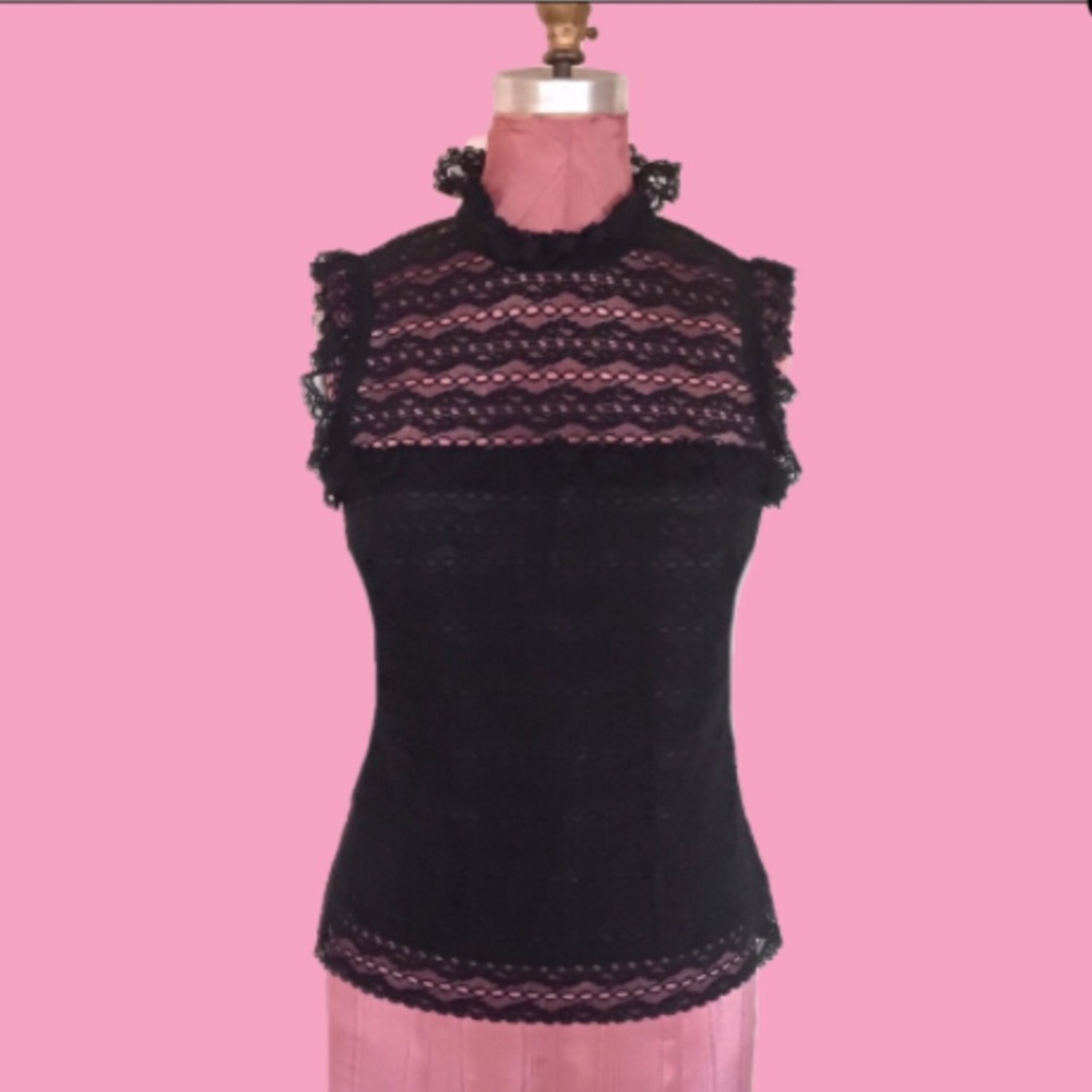 Milly of New York Original Lace Top Cut Out Back 6